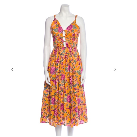 Caroline Constas Dresses & Skirts - Caroline Constas Floral Print Midi Length Dress